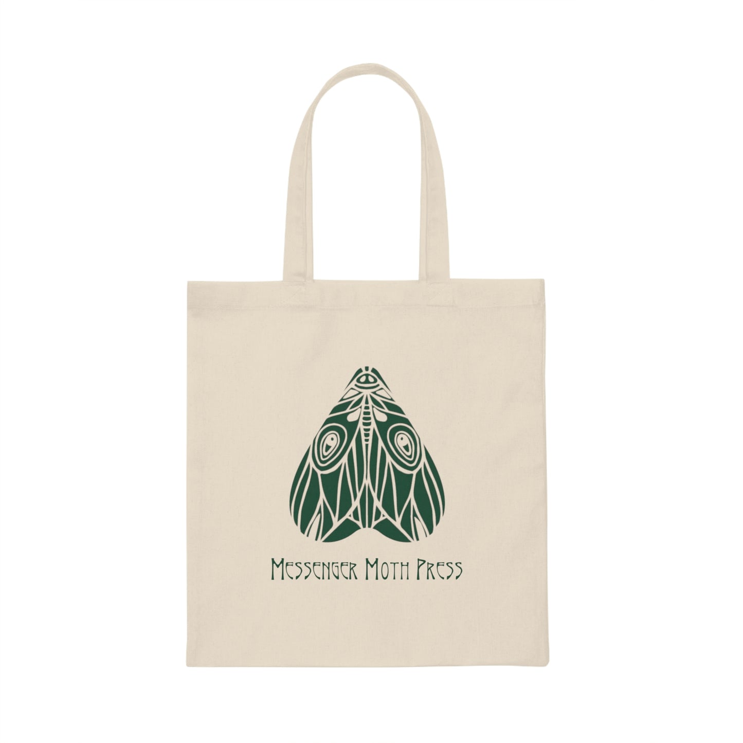 Messenger Moth Press Logo Canvas Tote