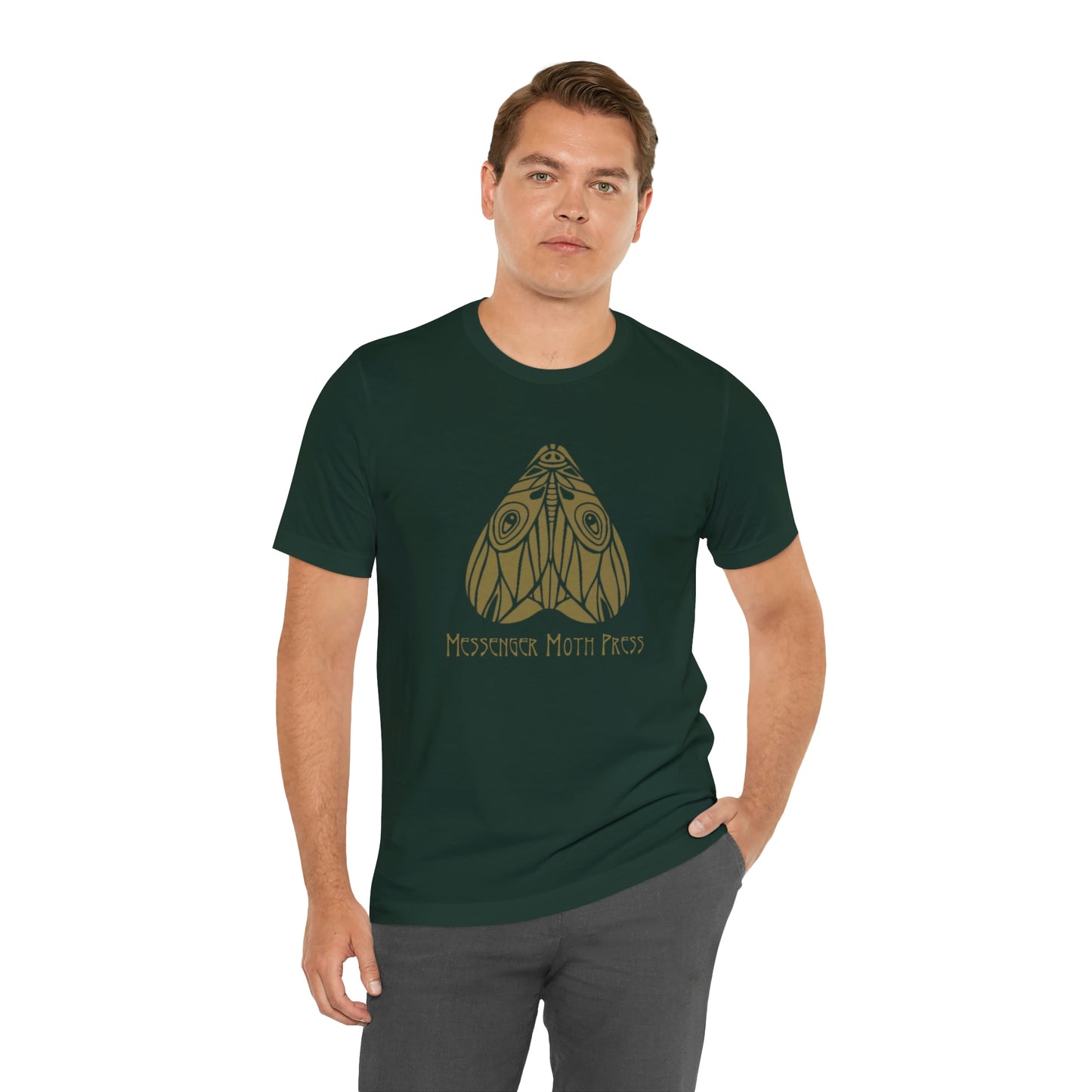 Messenger Moth Press Unisex Jersey Short Sleeve Tee