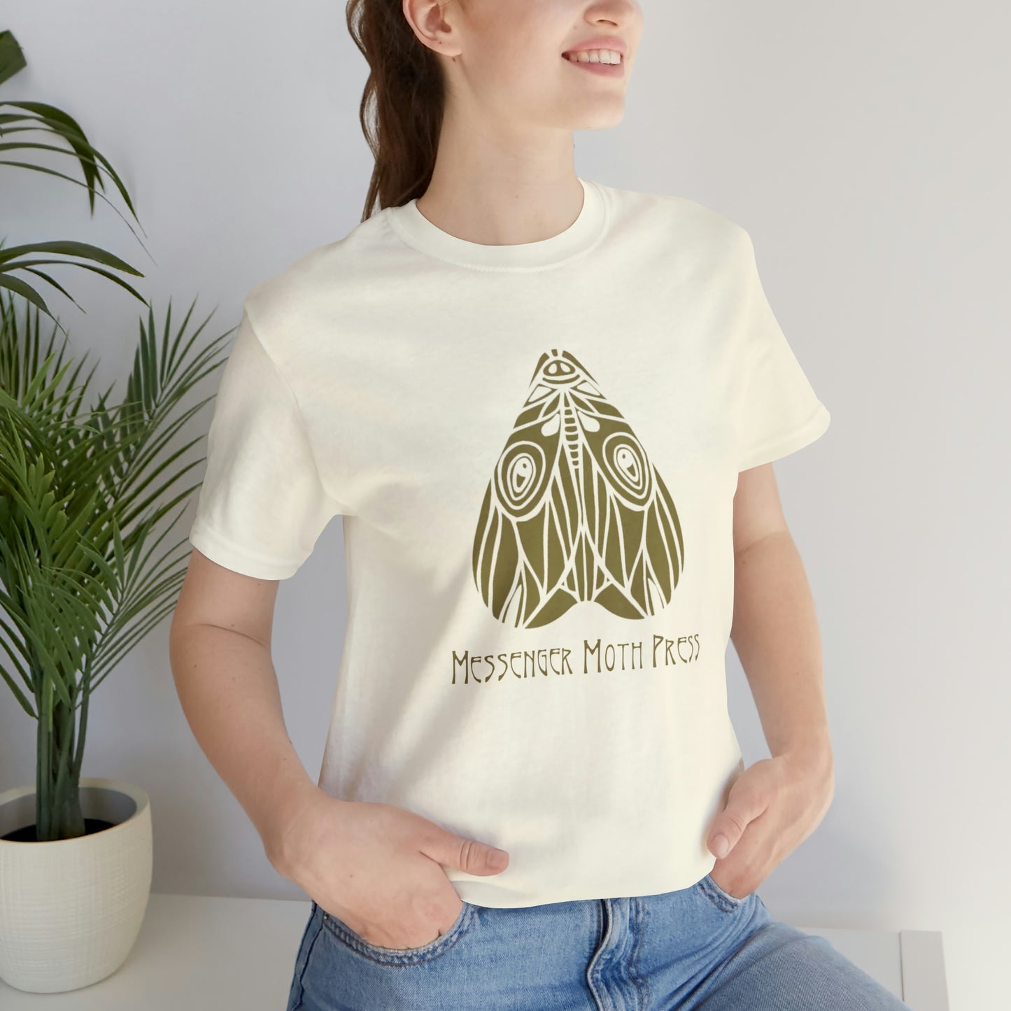 Messenger Moth Press Unisex Jersey Short Sleeve Tee